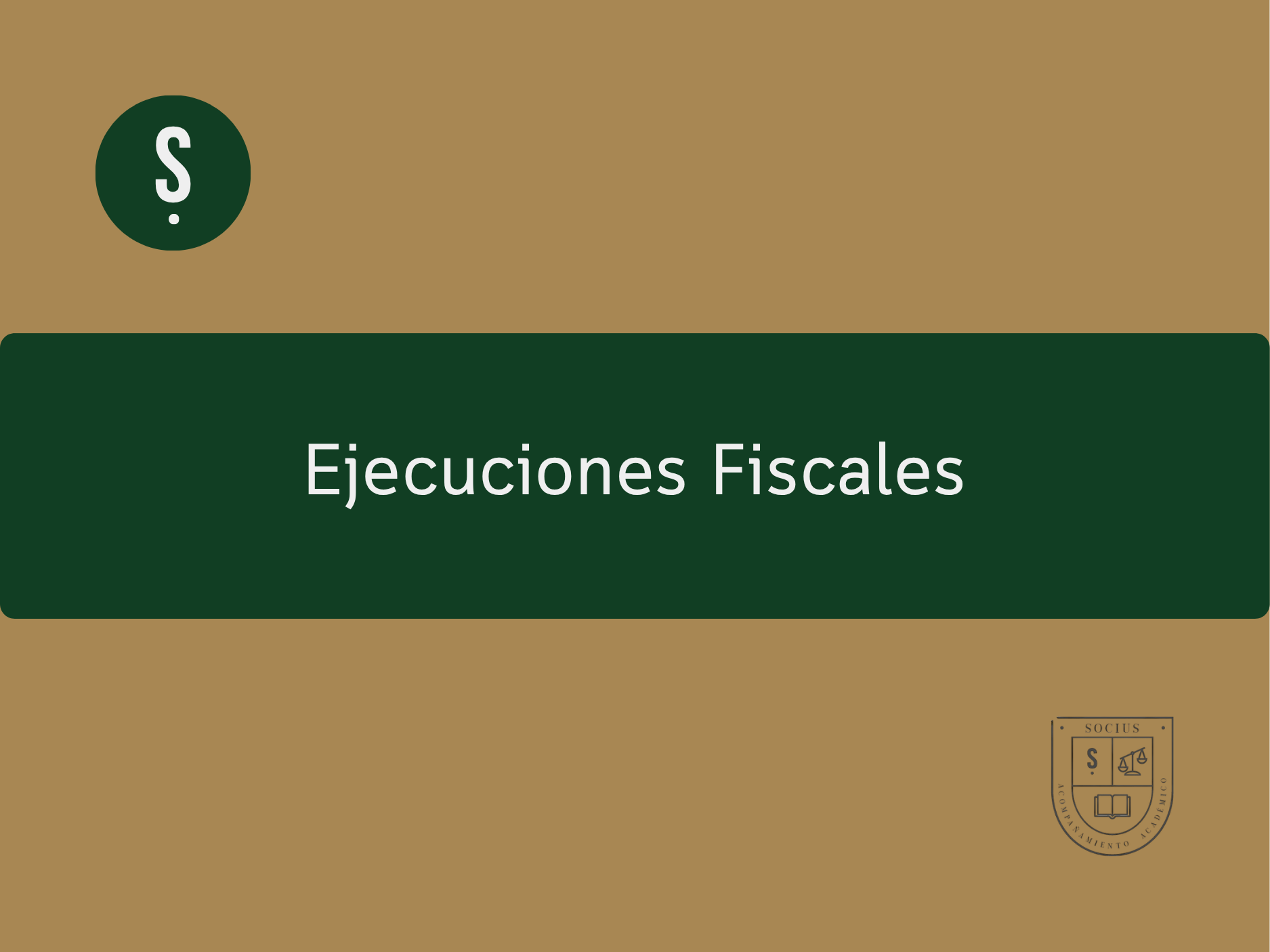 Curso Ejecución Fiscal